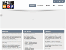 Tablet Screenshot of milotorres.com